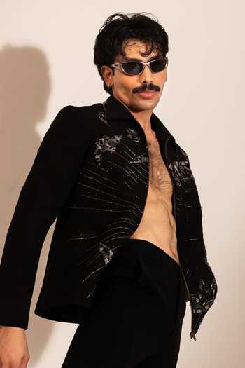 Paarsh Nocturne Crescent Embellished Jacket 