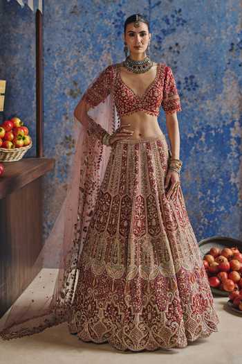 Show Shaa Khwaab Embroidered Bridal Lehenga Set 