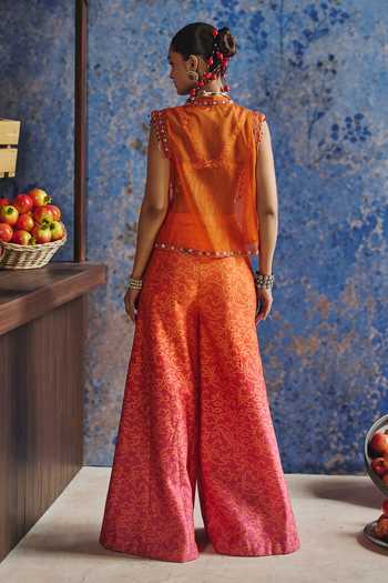 Show Shaa Bahar Jacket & Printed Pant Set 