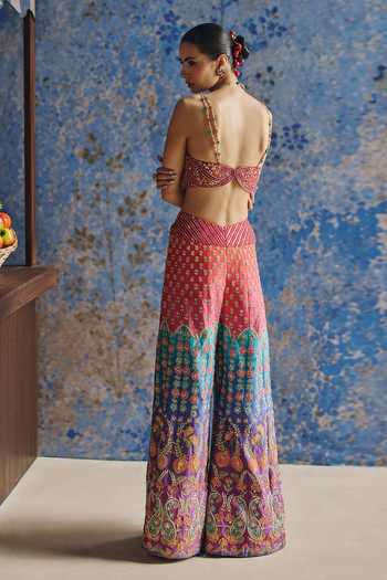 Show Shaa Meherang Chanderi Corset & Pant Set 