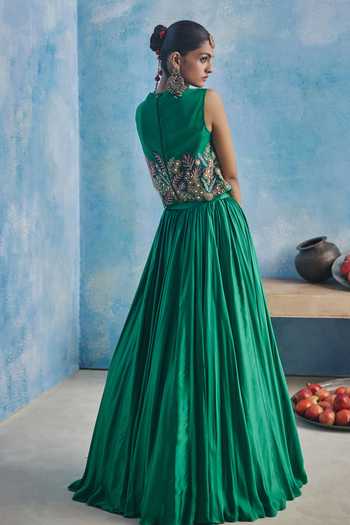 Show Shaa Rasika Embroidered Top & Lehenga Set 