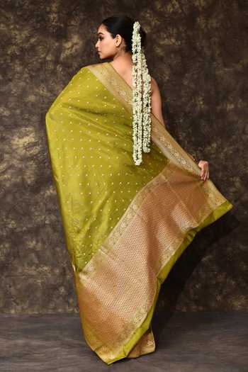 Vishwa By Pinki Sinha Meenakari Woven Silk Saree With Running Blouse 