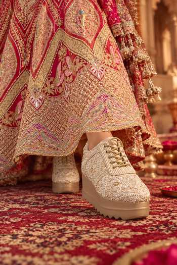 Anaar A Shore Thing Embellished Sneakers