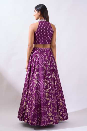 Azeera Woven Brocade Lehenga Set 