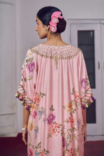 Irrau By Samir Mantri Phulki Kaftan Choga & Pant Set