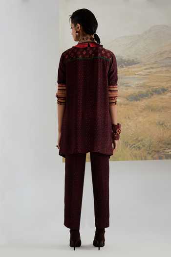 Aseem Kapoor Atri Straight Shirt & Printed Trouser Set 