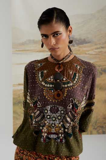 Aseem Kapoor Zaahra Printed Sweatshirt