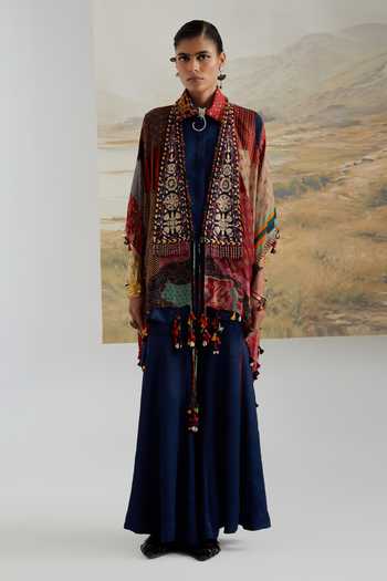 Aseem Kapoor Veni Printed Dupatta Jacket