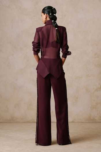Nirmooha Paradox Shirt With Wide-Legged Trouser 