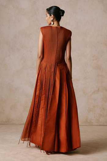 Nirmooha Filament Cascading Corded Gown 