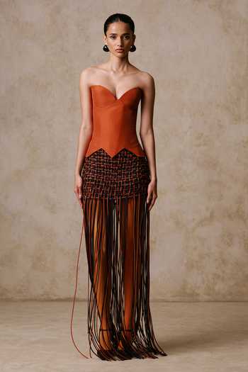 Nirmooha Afterglow Corset With Corded Skirt 