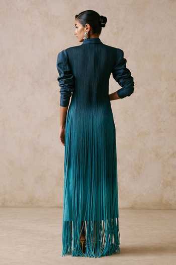 Nirmooha Nightsky Ombre Corded Blazer Dress 