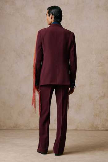 Nirmooha Traverse Cascading Cords Blazer With Trouser 