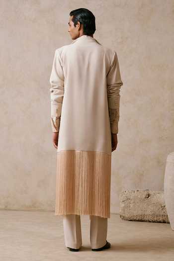 Nirmooha Threshold Trench Coat With Trouser Set 