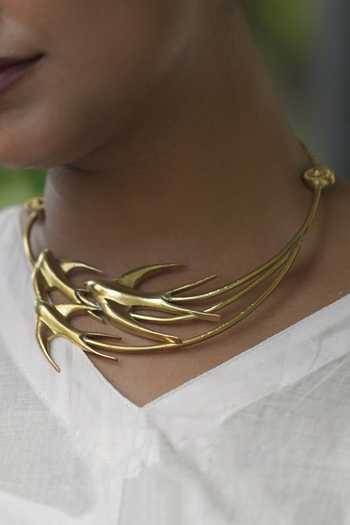 Anki Bunki Aditi Flying Birds Wing Shaped Choker 