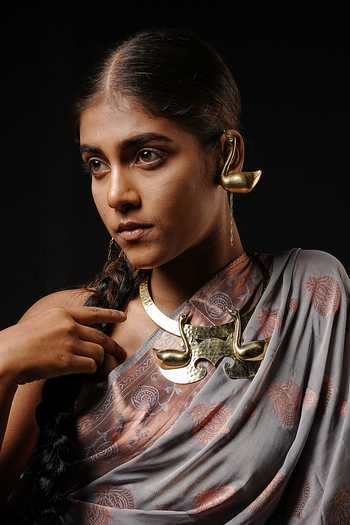Anki Bunki Aditi Batoki Crescent Moon & Duck Choker 