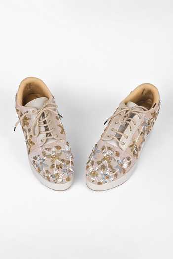 Fuchsia by aashaka mehta Embroidered Crush Sneakers