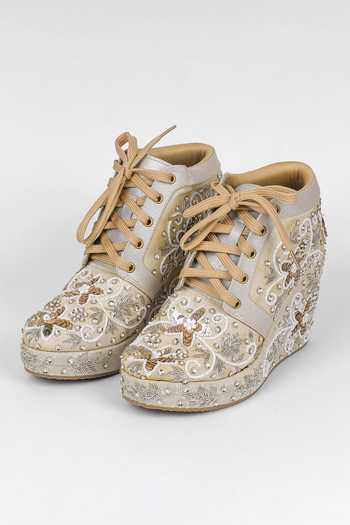 Shop Fuchsia by aashaka mehta Gold City Lights Sneakers Online at Aza Fashions Shop_Fuchsia by aashaka mehta_Gold City Lights Sneakers _Online_at_Aza_Fashions