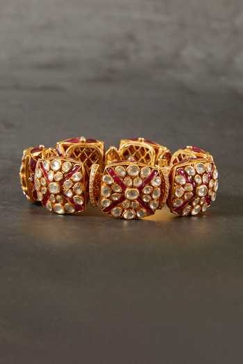 Kaari Polki Embellished Bracelet 