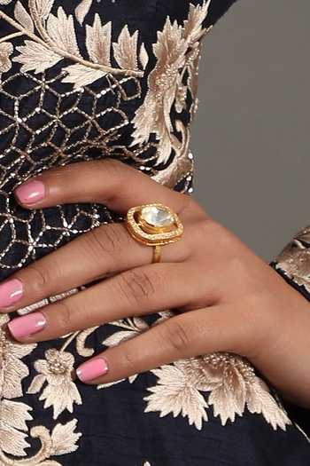 Kaari Polki Studded Ring 