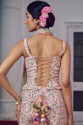 Irrau By Samir Mantri Imli Printed Corset Trouser Set