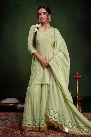 Gulabik Jaipur Hand Embroidered Kurta Set 
