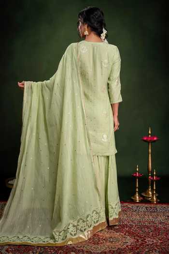 Gulabik Jaipur Hand Embroidered Kurta Set 