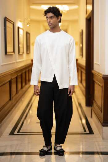 Dash And Dot Relaxed Fit Barrel Pant 