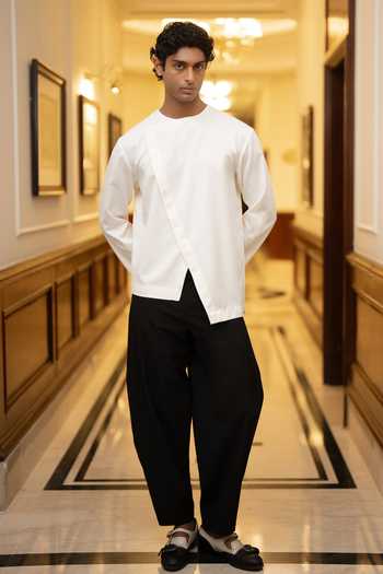 Dash And Dot Relaxed Fit Barrel Pant 