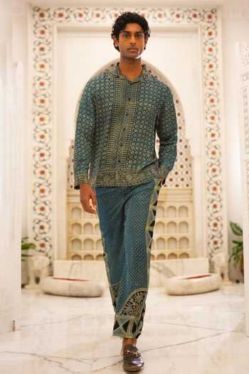 Dash And Dot Ajrakh Print Pant 