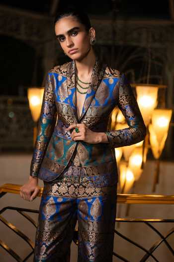 Dash And Dot Benares Brocade Blazer 