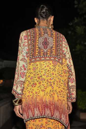 Dash And Dot Tribal Panel Print Short Tunic