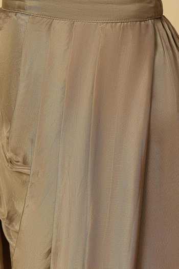 Shop StyloBug Grey Viscose Embroidered Jacket Skirt Set Online at Aza Fashions Shop_StyloBug_Grey Viscose Embroidered Jacket Skirt Set _Online_at_Aza_Fashions