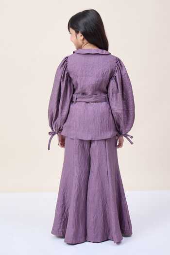 StyloBug Embroidered Top & Pant Set 