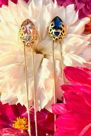Ornamaas Ornate Stone Juda Pins - Set of 2 