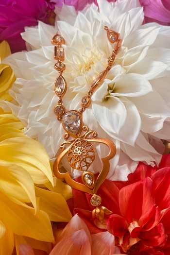 Buy_Ornamaas_Gold Plated Jahanara Pendant Necklace 