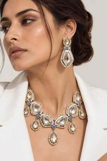 Ornamaas Galactic Cut Stone Necklace 