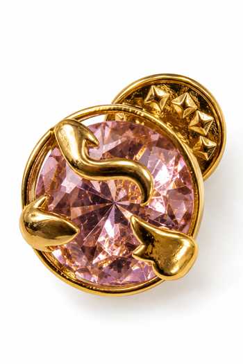 Ornamaas Jewelled Knot Pin Brooch 