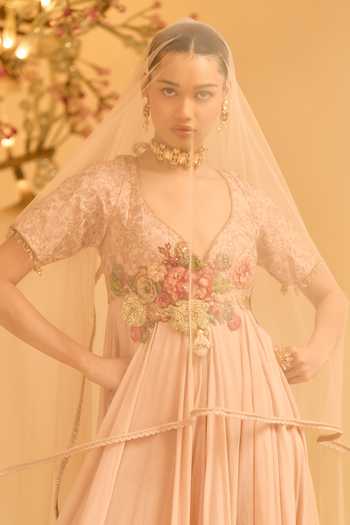 Buy Ornamaas Pink Radiant Jaali Work Floral Ring Online at Aza Fashions Buy_Ornamaas_Pink Radiant Jaali Work Floral Ring _Online_at_Aza_Fashions