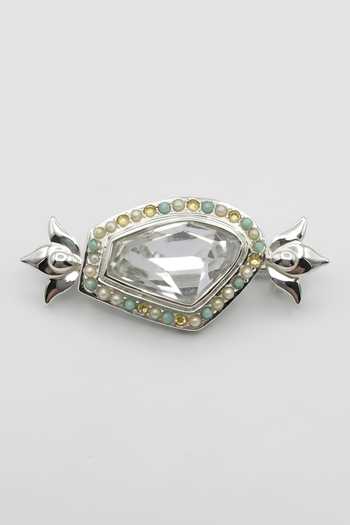 Ornamaas_Multi Color Galactic Cut Stone Ring _Online_at_Aza_Fashions