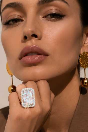 Buy Ornamaas Multi Color Hand Painted Centre Ring Online at Aza Fashions Buy_Ornamaas_Multi Color Hand Painted Centre Ring _Online_at_Aza_Fashions