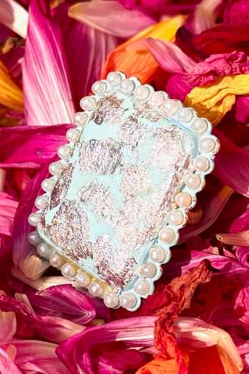 Buy Ornamaas Multi Color Hand Painted Centre Ring Buy_Ornamaas_Multi Color Hand Painted Centre Ring