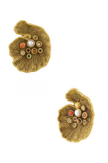 Tribe Amrapali Navratna Daksha Earrings