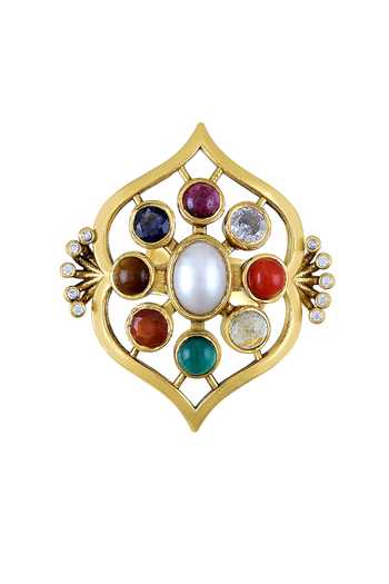 Tribe Amrapali Navratna Anika Ring