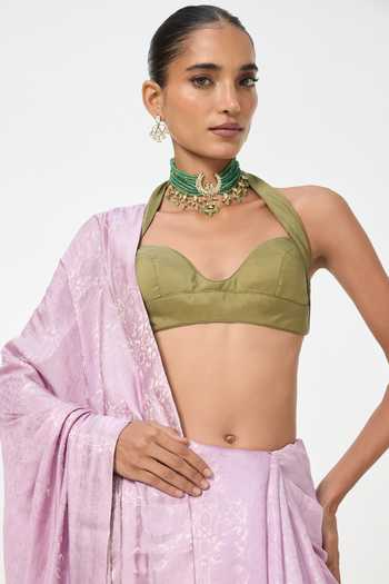 Buy Ekaya Banaras Purple Tissue Handwoven Saree With Running Blouse Online at Aza Fashions Buy_Ekaya Banaras_Purple Tissue Handwoven Saree With Running Blouse _Online_at_Aza_Fashions