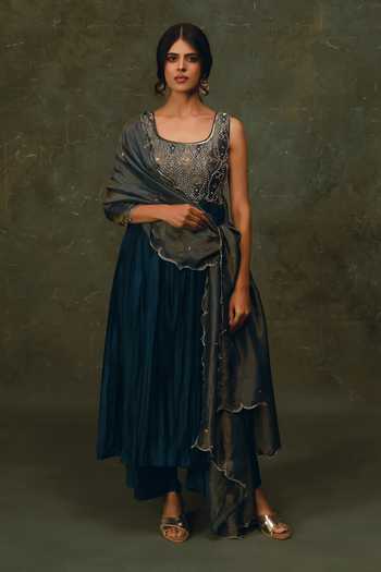 17:17 By Simmi Saboo Embroidered Anarkali Set