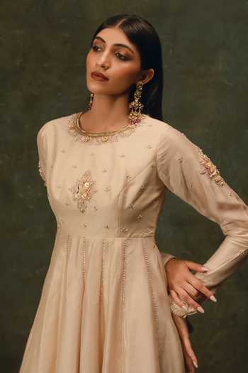 17:17 By Simmi Saboo Embroidered Anarkali & Pant Set