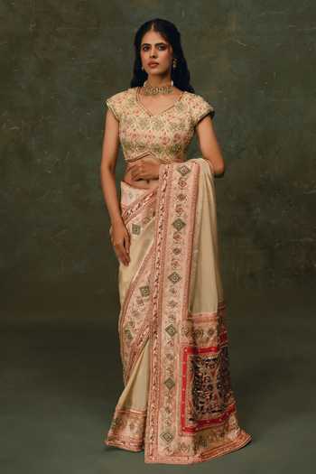 17:17 By Simmi Saboo Paithani Saree With Embroidered Blouse