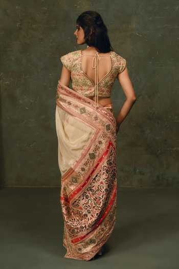 17:17 By Simmi Saboo Paithani Saree With Embroidered Blouse