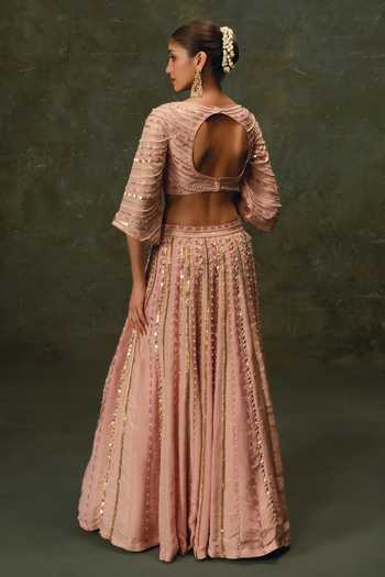 17:17 By Simmi Saboo Embroidered Lehenga With Blouse